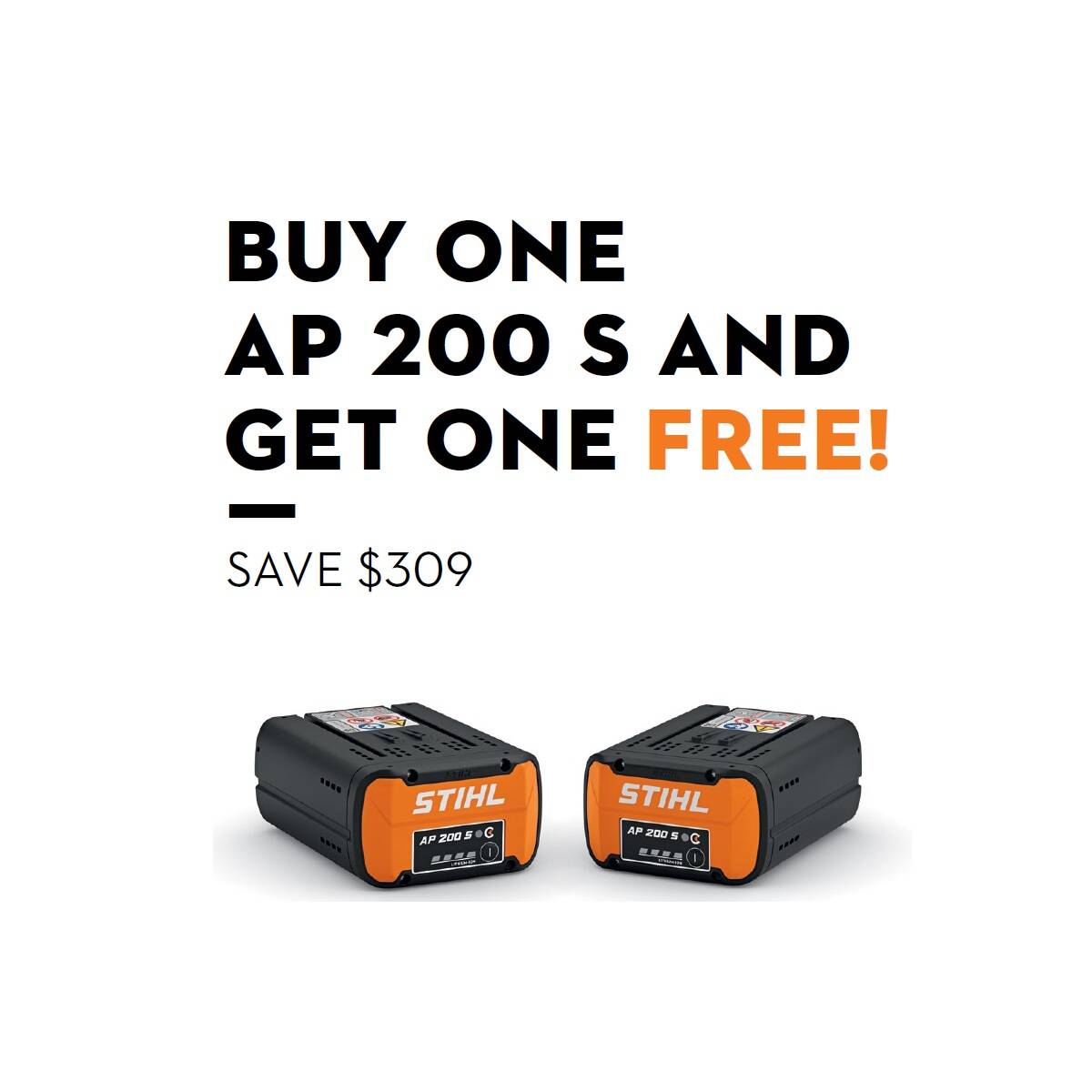 STIHL AP 200 S Battery With STIHL Connected STIHL AP 200 S Battery With STIHL Connected